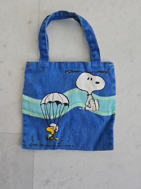 Vintage 80s Peanuts mini tote